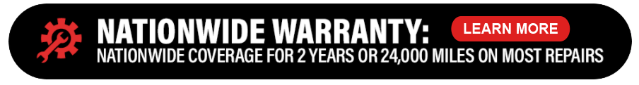 Nationwide Warranty coverage for 2 years or 24,000 miles on most repairs