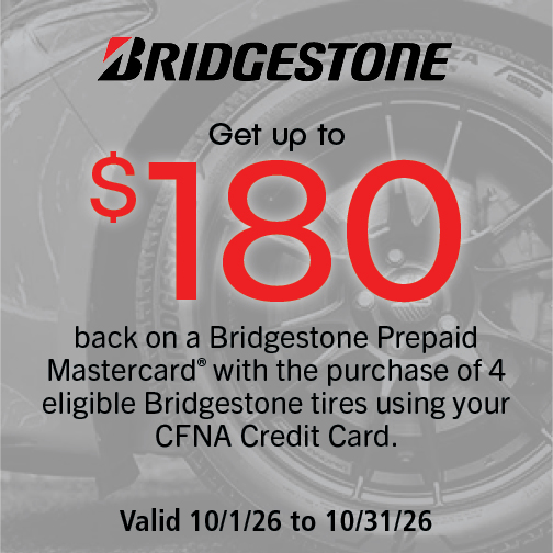 Bridgestone $180 Rebate